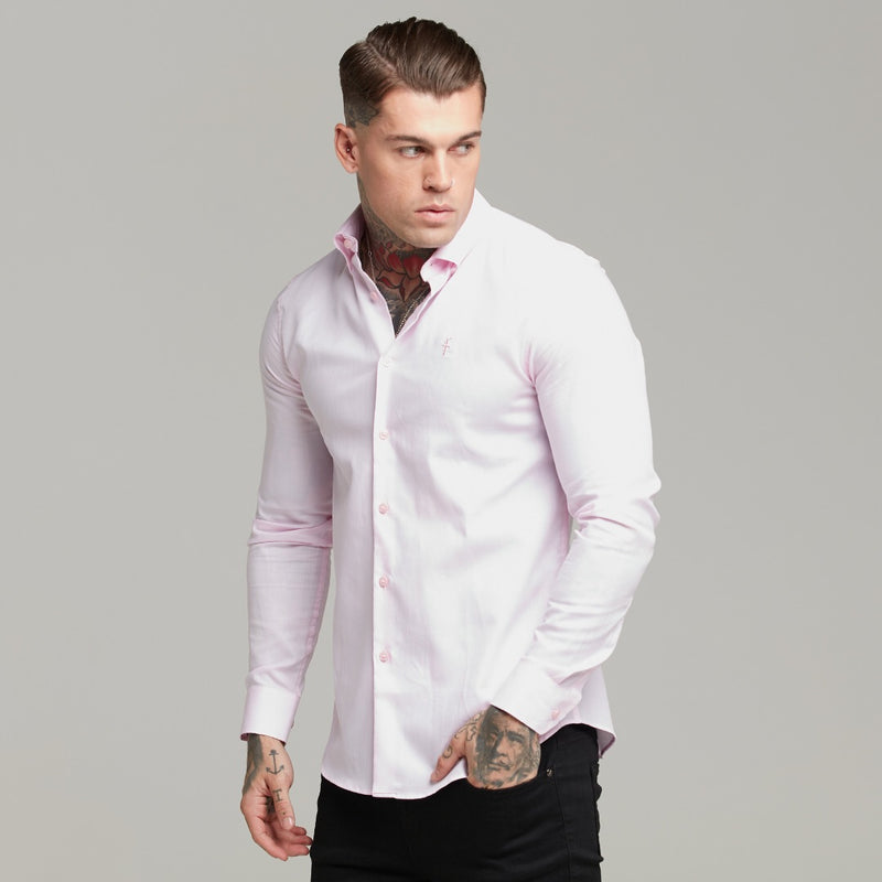 Father Sons Classic Pink Royal Oxford Luxe Button-Down – FS609