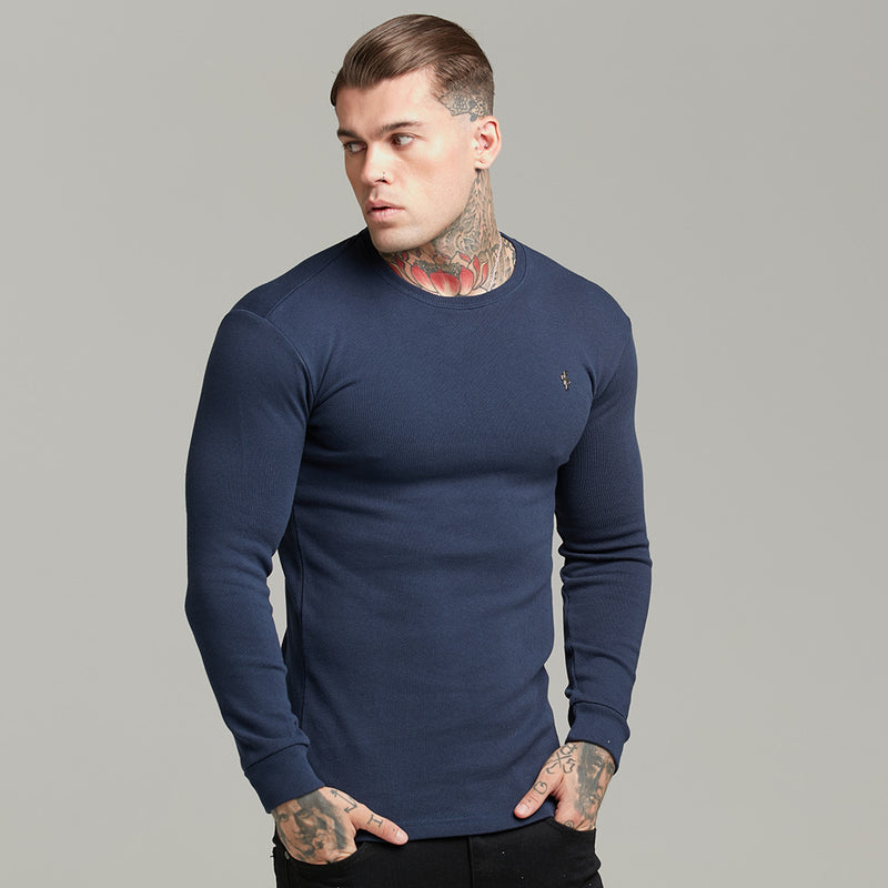 Father Sons Classic Navy Super Slim Pullover – FSH410