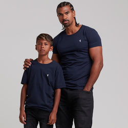 Father Sons Boys Classic Navy Crew - FSB026 (LAST CHANCE)