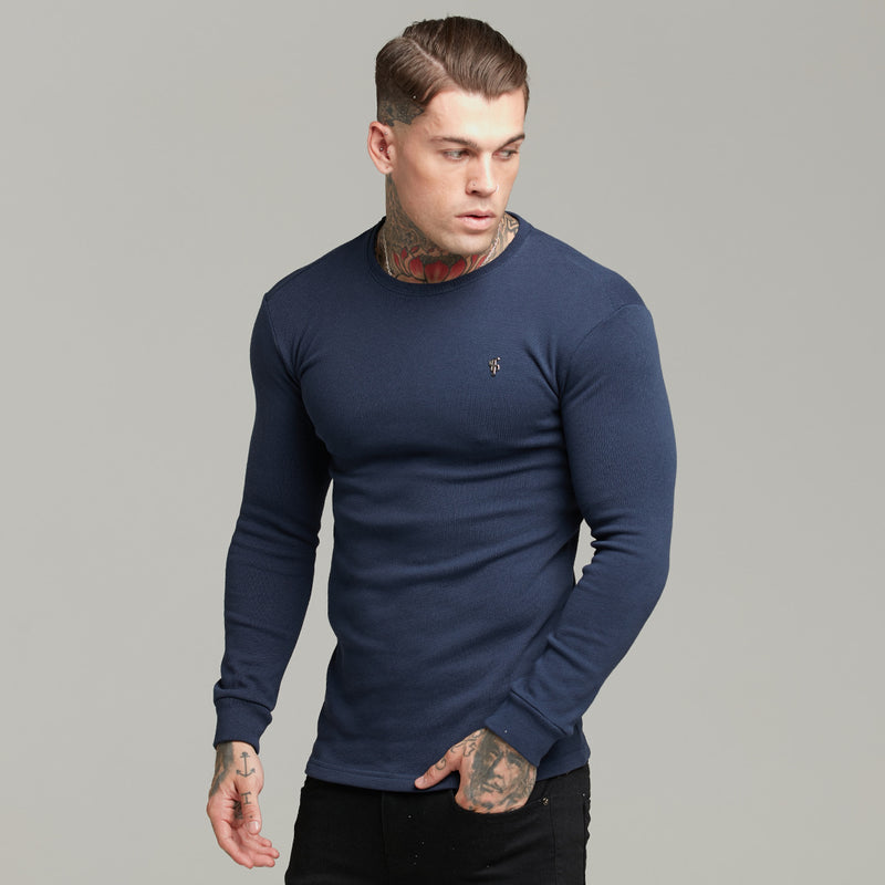 Father Sons Classic Navy Super Slim Pullover – FSH410