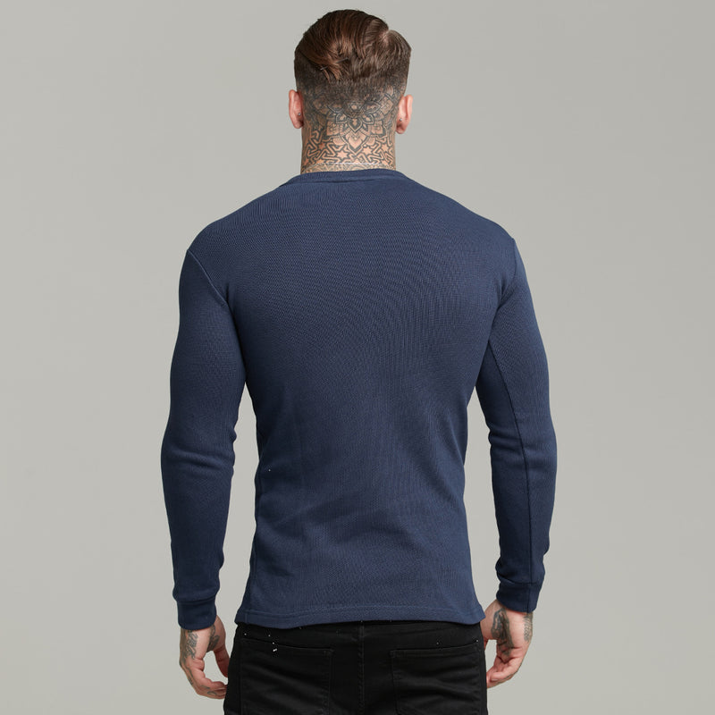 Father Sons Classic Navy Super Slim Jumper - FSH410