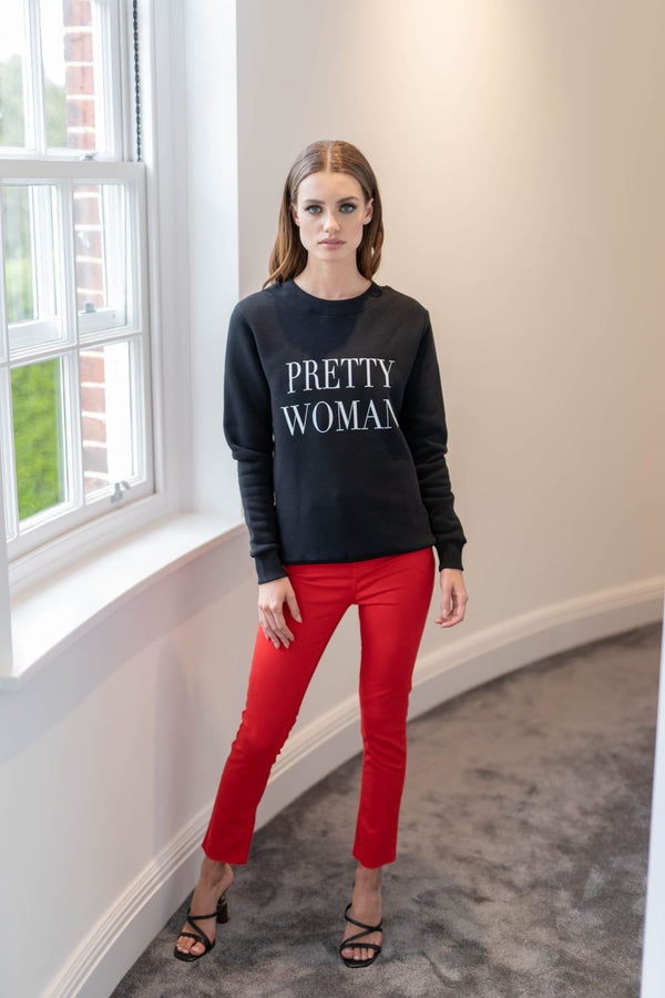Hübsches Damen-Sweatshirt-Pullover – Slogan-T-Shirt CT077